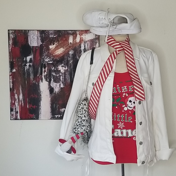 NBW! Bella handcrafted Christmas Tank Top - Picture 10 of 12